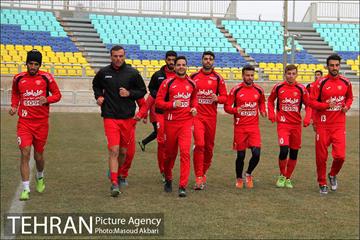تمرین تیم فوتبال پرسپولیس تهران