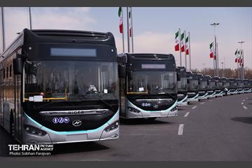 آیین رونمایی و ورود ناوگان حمل‌ونقل برقی شهر تهران 23