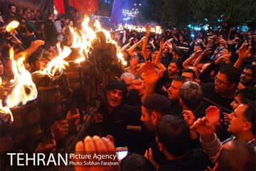 آیین مشعل گردانی نجفی های مقیم تهران 10