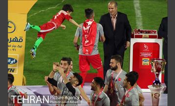 جشن قهرمانی تیم فوتبال پرسپولیس