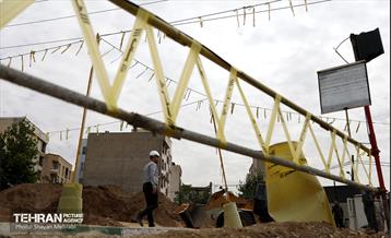 عملیات حفاری خط ۱۰ متروی تهران 56