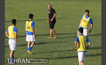 اولین تمرین تیم فوتبال استقلال تهران