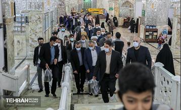 حضور شهردار تهران در حـرم حضرت عبدالعظیم حسنی (ع) 10