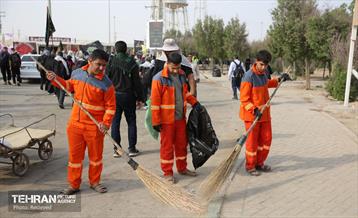 خدمات شهرداری منطقه 5 در گذرگاه مرزی مهران 15