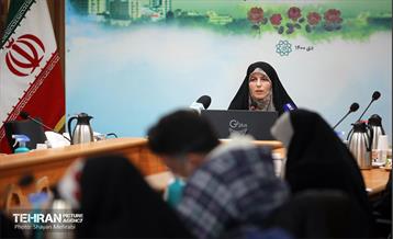 نشست خبری مشاور شهردار و مدیرکل امور بانوان شهرداری تهران 13