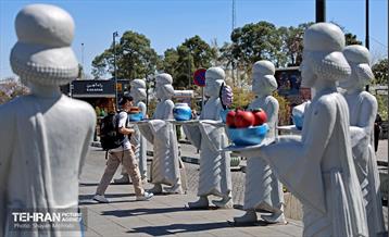 غرفه‌های استقبال از بهار شهرداری تهران 1