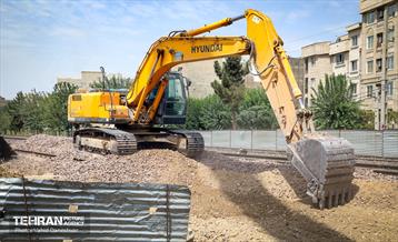 عملیات جمع آوری ریل‌ها و شاسی گذاری در حریم راه آهن تهران اهواز 23