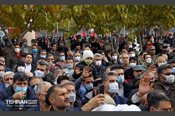 مراسم تشییع پیکر شهید محمدرضا بیات 18