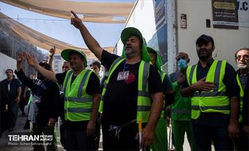 دسته عزاداری پاکبانان شهر تهران در کربلا 9