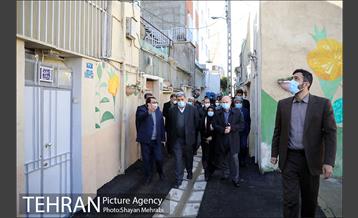 بازدید شهردار تهران از پروژه هاى منطقه ١٧