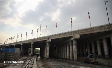 بازدید دانشجویان از پروژه مقاوم‌سازی پل تقاطع بزرگراه همت و رودخانه کن 19