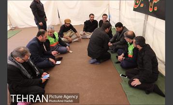 بازدید رییس ستاد اربعین شهرداری تهران از مرکز اسکان خادمین حسین 19