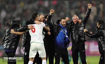 دیدار تیم های فوتبال ایران و عراق 12