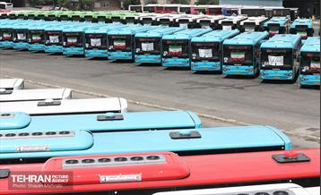 رونمایی از ۱۰۰ دستگاه اتوبوس ناوگان حمل و نقل عمومی شهر تهران 45