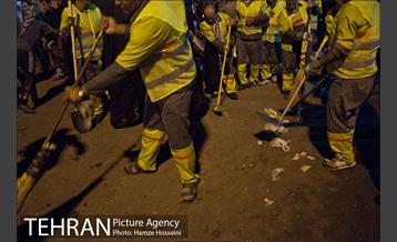 ارائه خدمات نیرو های خادم الحسین (ع) در کربلا 22