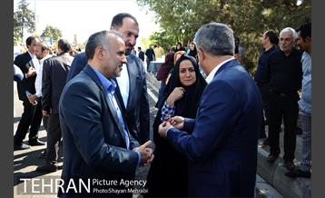 افتتاح پل غیر همسطح بزرگراه شهید چمران (پل شهید نوروزی) با حضور شهردار تهران 1