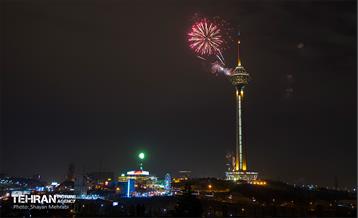 نورافشانی جشن ۲۲ بهمن 2