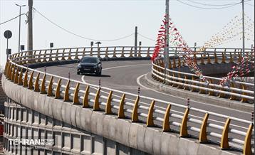 تقاطع سه سطحی بزرگراه‌های شهید نواب صفوی(شهید یارجانی) و شهید تندگویان 8