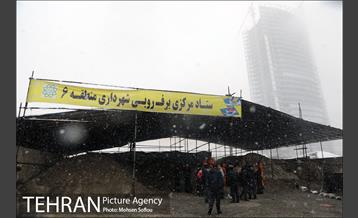 بازدید شهردار تهران از ستاد برف روبی شهرداری منطقه شش 1