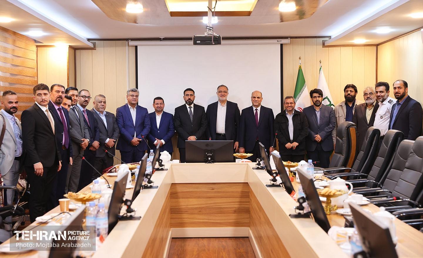 نشست مشترک شهردار تهران و مسئولین استانداری نجف 18