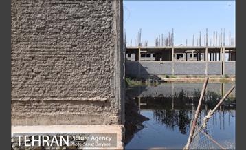 عملیات تخلیه کامل آب شهرک مسکونی پیام اهواز 38