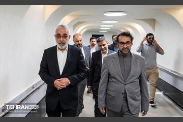دیدار شهردار تهران با تولیت آستان علوی