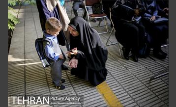 آئین نواختن زنگ مهر و آغاز سال تحصیلی 8