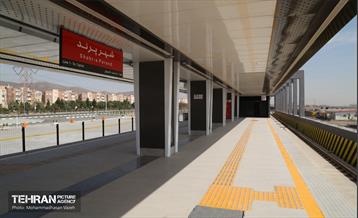 سیر آزمایشی قطار ملی مترو در امتداد خط یک شبکه مترو تهران تا ایستگاه شهر جدید پرند 3