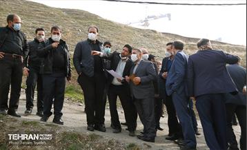 بازدید شهرداران منطقه 2 و 5 از دره فرحزاد