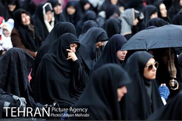 عزاداری شهادت حضرت زهرا(س) در میدان فاطمی  3