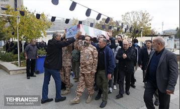 تشییع پیکر شهدای مدافع حرم در منطقه ۵ 29