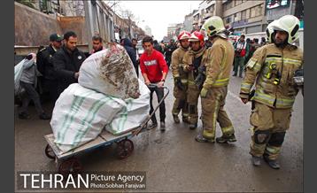 تخلیه واحد های تجاری مجاور پاساژ پلاسکو 10