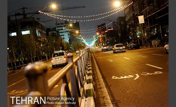 آذین بندی خیابان ولیعصر(عج) به مناسبت عید نیمه شعبان 6