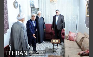 حضور شهردار تهران در منزل شهیدان مقدم 1