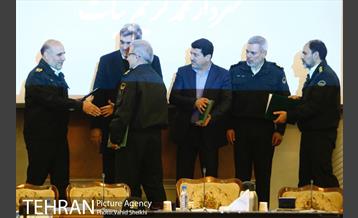 نشست شورای معاونین، مشاوران و شهرداران مناطق ۲۲گانه و مراسم تکریم و معارفه فرمانده یگان حفاظت شهرداری تهران 18