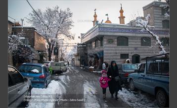 محله ده ونک در روزهای برفی تهران 16