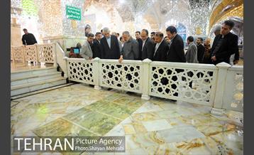 بازدید شهردار تهران از حرم عبدالعظیم حسنی(ع) به مناسبت روز تهران 10