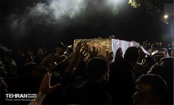 تشیع شهید پلیس در هیأت رایة العباس(ع) 2