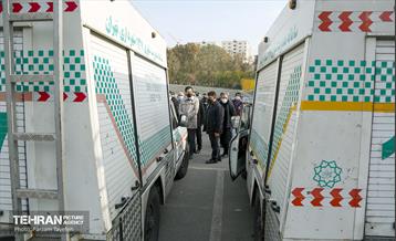 مانور برف روبی شهرداری منطقه 5