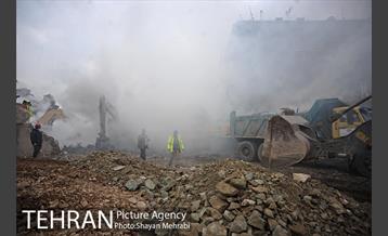 ششمین روز آواربرداری ساختمان پلاسکو -2 6