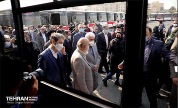 آیین رونمایی از ۱۱۰ دستگاه اتوبوس در ناوگان حمل و نقل عمومی 39