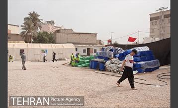 خدمات رسانی نیرو های خادم الحسین (ع) در کربلا 32