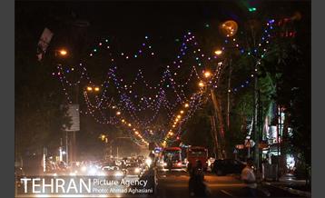 آذین بندی خیابان ولیعصر(عج) به مناسبت نیمه شعبان 21