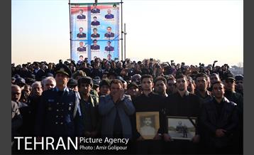 مراسم تشییع شهدای حادثه سقوط هواپیما  16