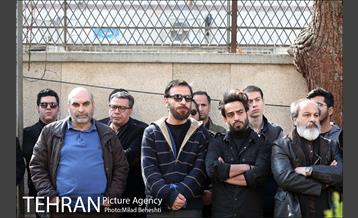 مراسم تشییع پیکر علی معلم 1