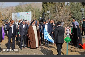نکوداشت روز درخت‌کاری با حضور رئیس جمهور