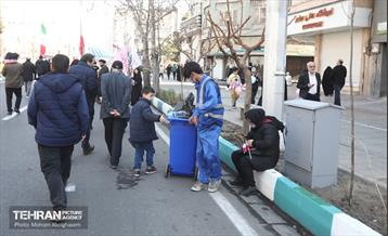 خدمات شهرداری تهران در پایان راهپیمایی ۲۲ بهمن - ۲ 14