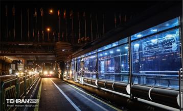 تست تراموای چرخ لاستیکی در تهران 23