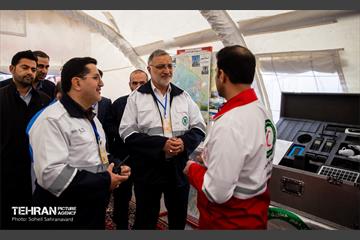 بازدید شهردار تهران از مانور تمرین اسکان اضطراری 18