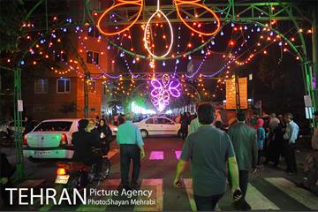 خیابان های تهران در شب میلاد امام زمان (عج) 5